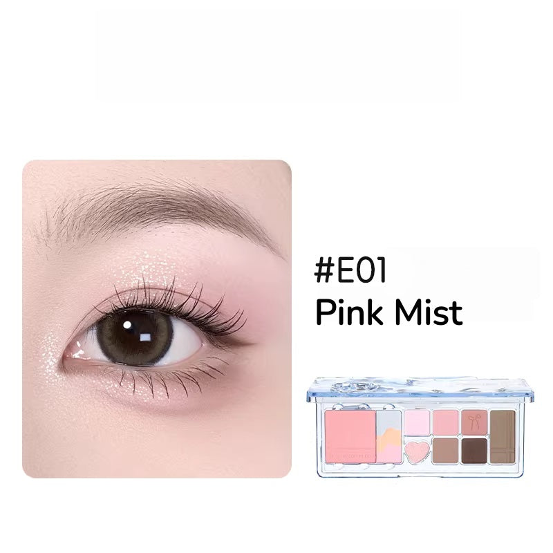 VEECCI Long-wear 9-color Multi-functional Eyeshadow Palette T5511