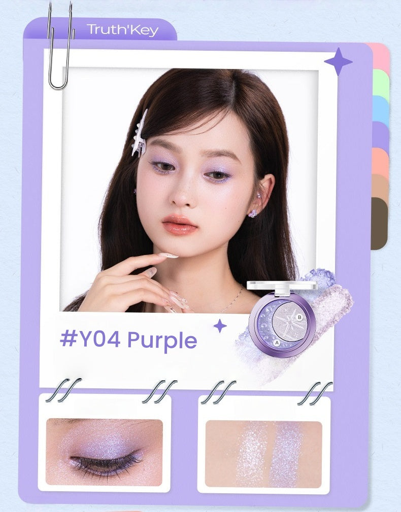 Truth'key Starfall Moon Double-color Eyeshadow Palette T5793
