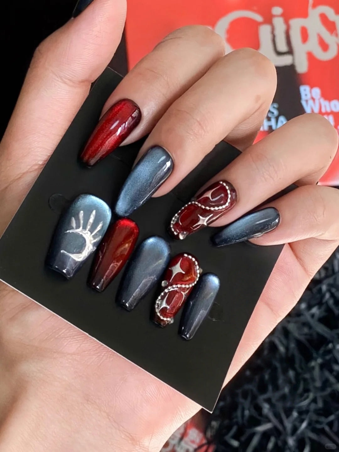 INSBAHA Halloween Lunar Eclipse Collection Lipstick & Eyeshadow & Blusher T5278