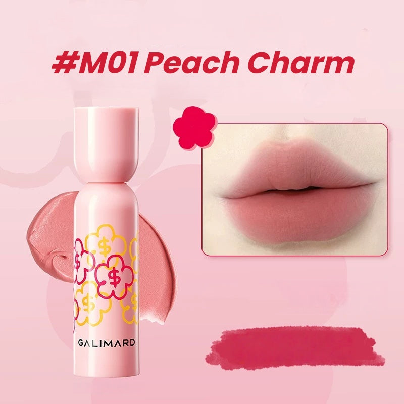 GALIMARD X Rich Flower Matte Long-wear Moist Lip Glaze T5748