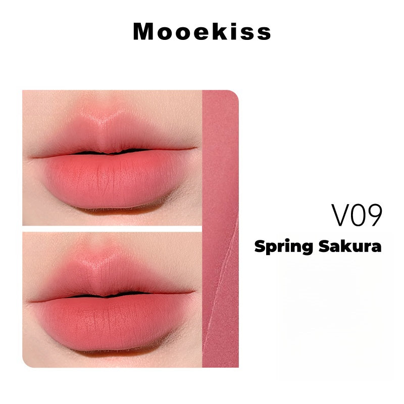 MOOEKISS Long-wear Silky Airy Velvet Matte Lip Mud T4367