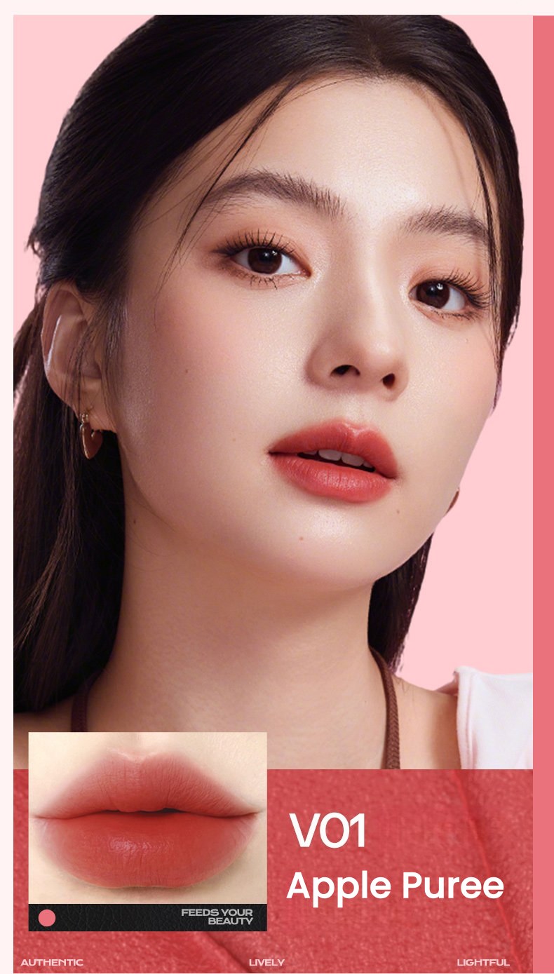 Mistine Little Fruit Puree Collection Long-wear Glossy & Matte Lip Glaze T5604