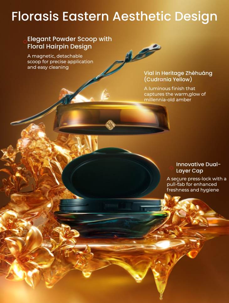 Florasis Plant Extracts Essence Moist Flawless Concealer Cream Foundation T5481