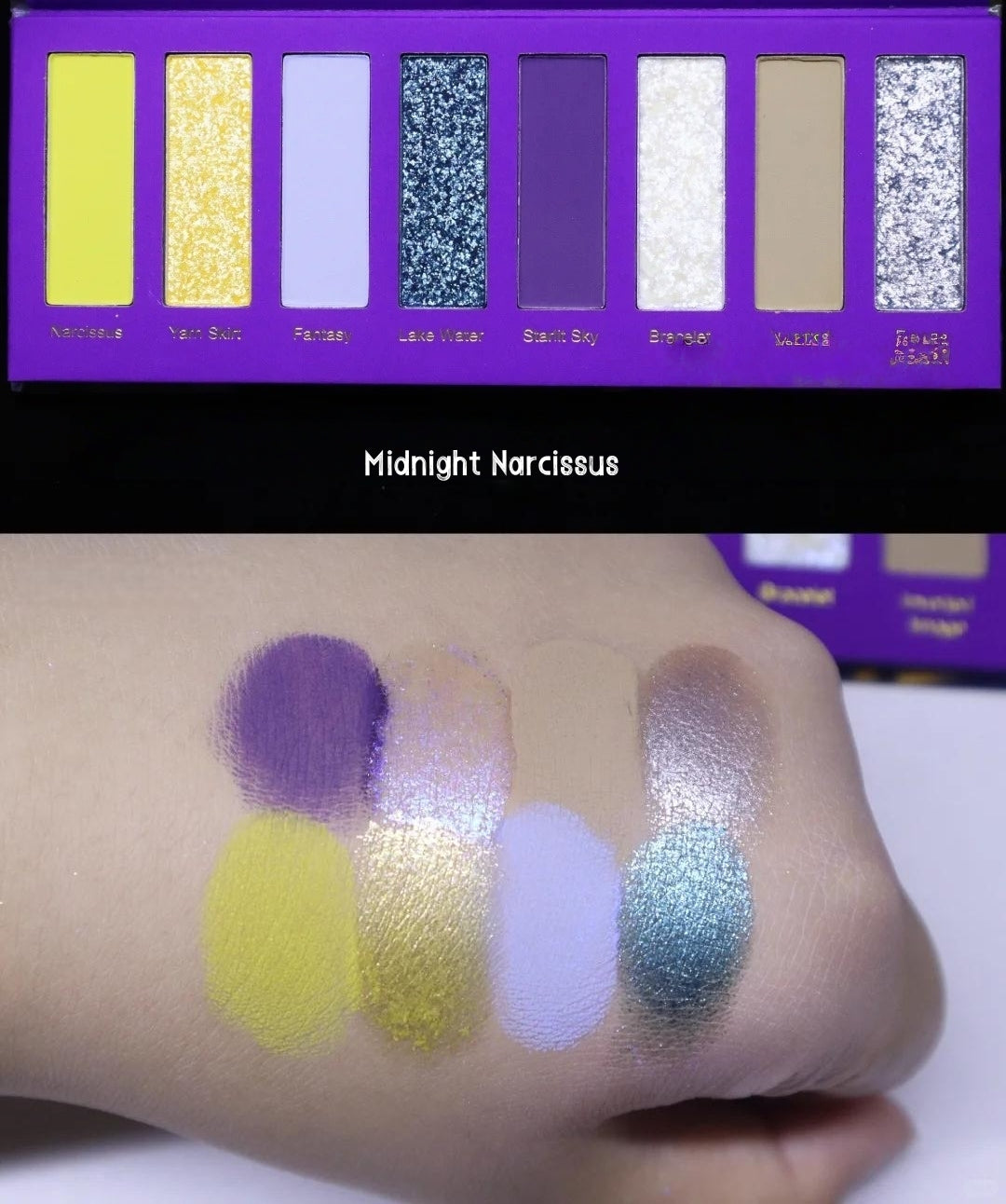 Narimi Midnight Narcissus 8-Color Chameleon Eyeshadow Palette (9.0
