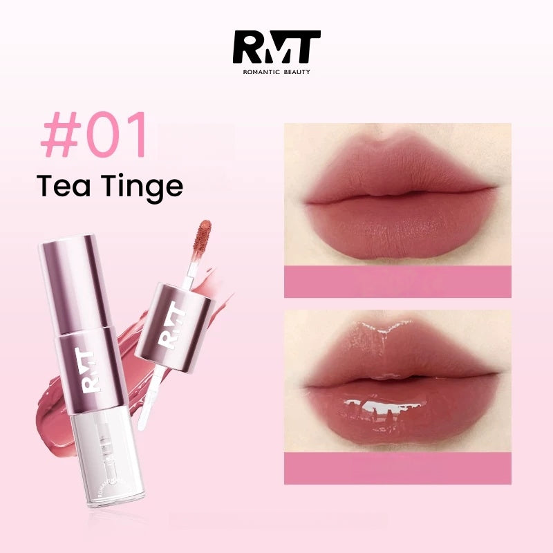 ROMANTIC BEAUTY Matte & Glossy Double-head Long-wear Lip Glaze T5711