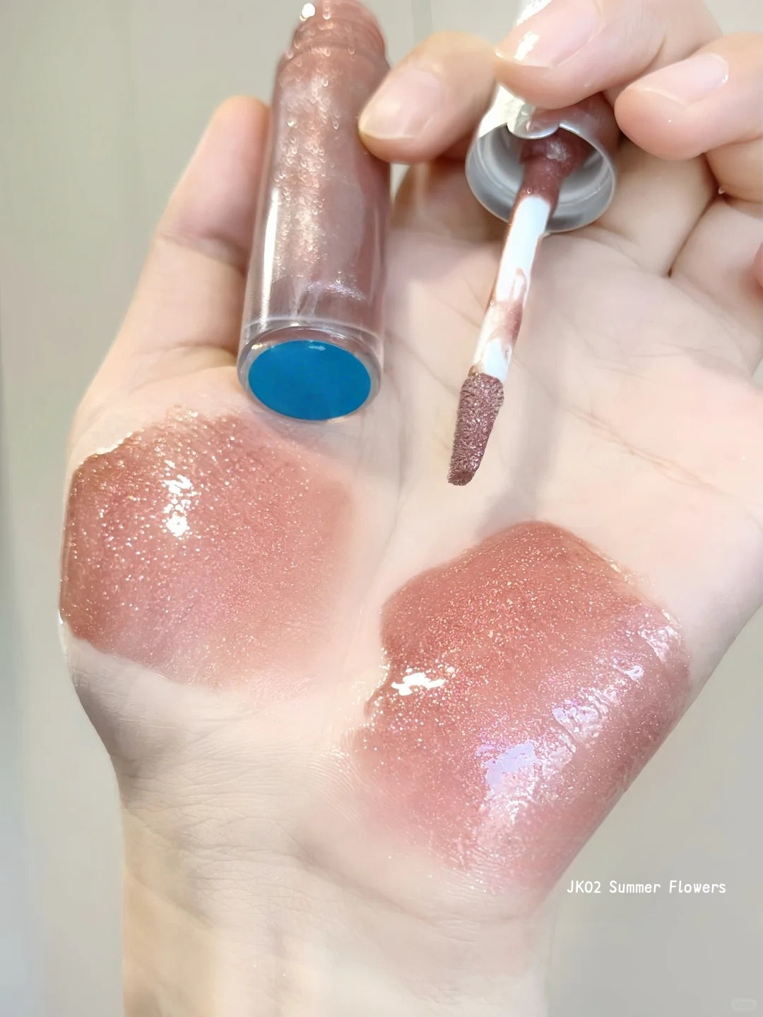 Girlcult Cat Eye Mirror Lip Gloss JK02 Summer Flowers T5091