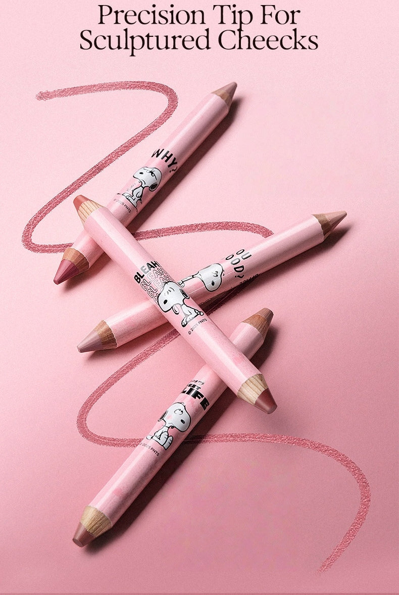 OUT-OF-OFFICE X Snoopy Collection Double-head Contour & Blusher Pen T5454