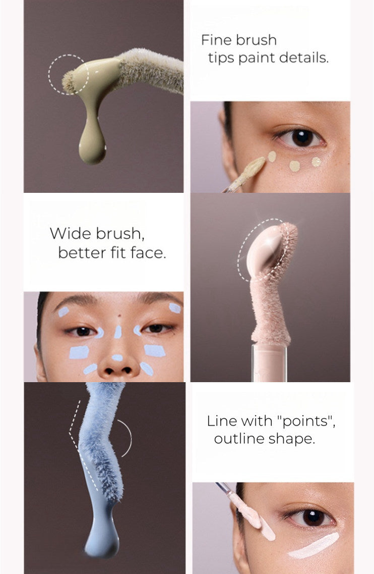 INTO YOU Luftig, fugtgivende og concealervæske T4356