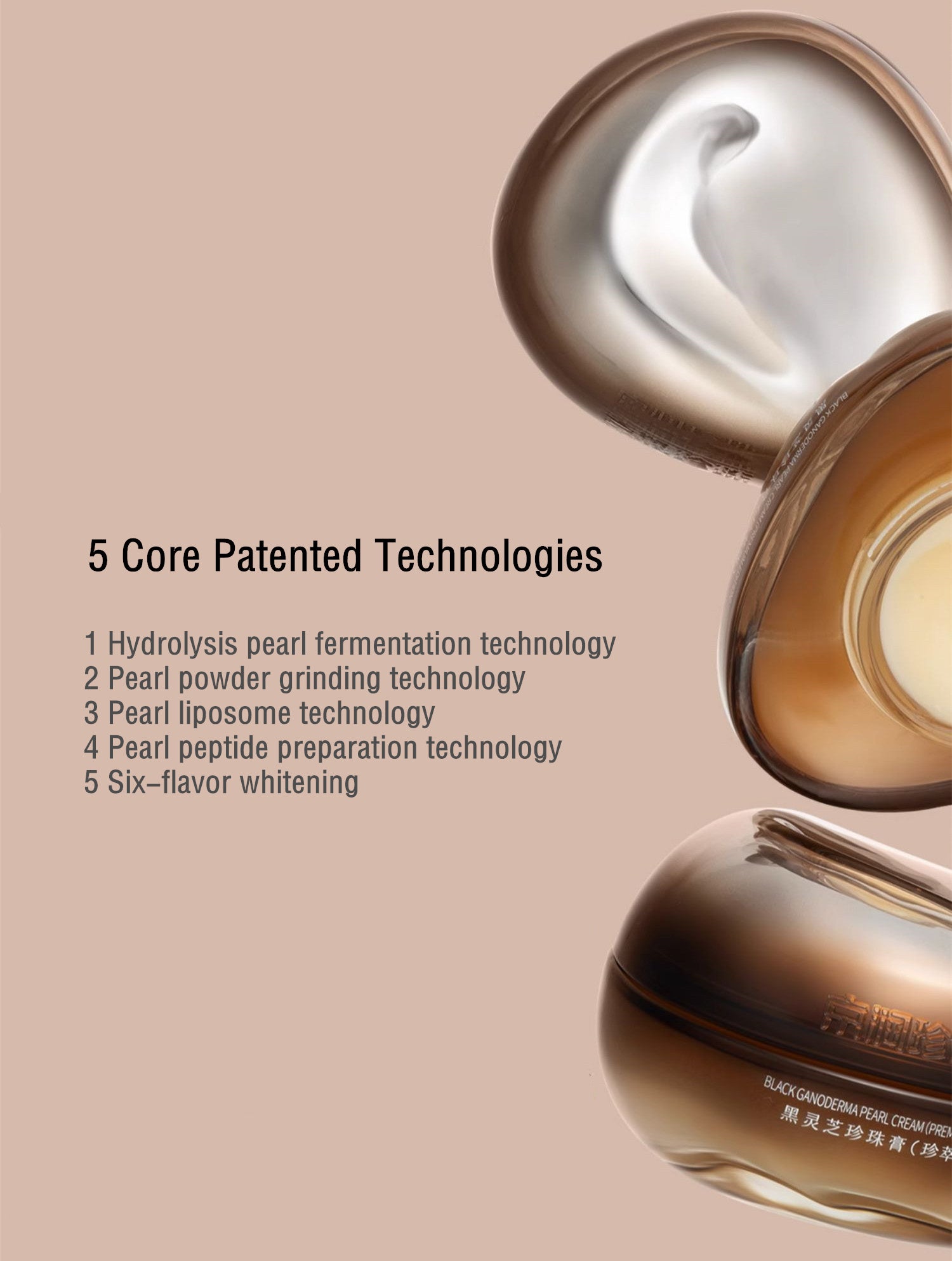 gN Pearl Black Ganoderma Pearl Firming & Anti-aging Facial Cream T4267