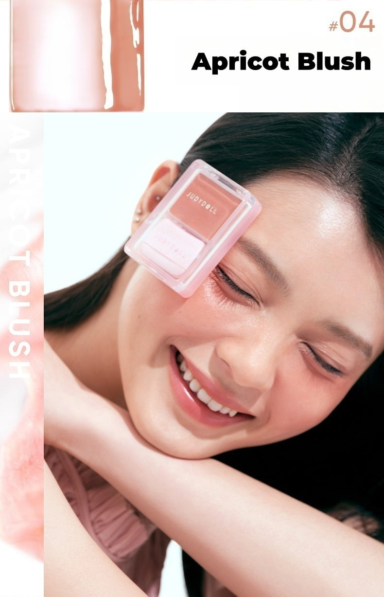 JUDYDOLL Watery Glow Highlighter &amp; Blusher Multifunktionel Makeup Creme T4494