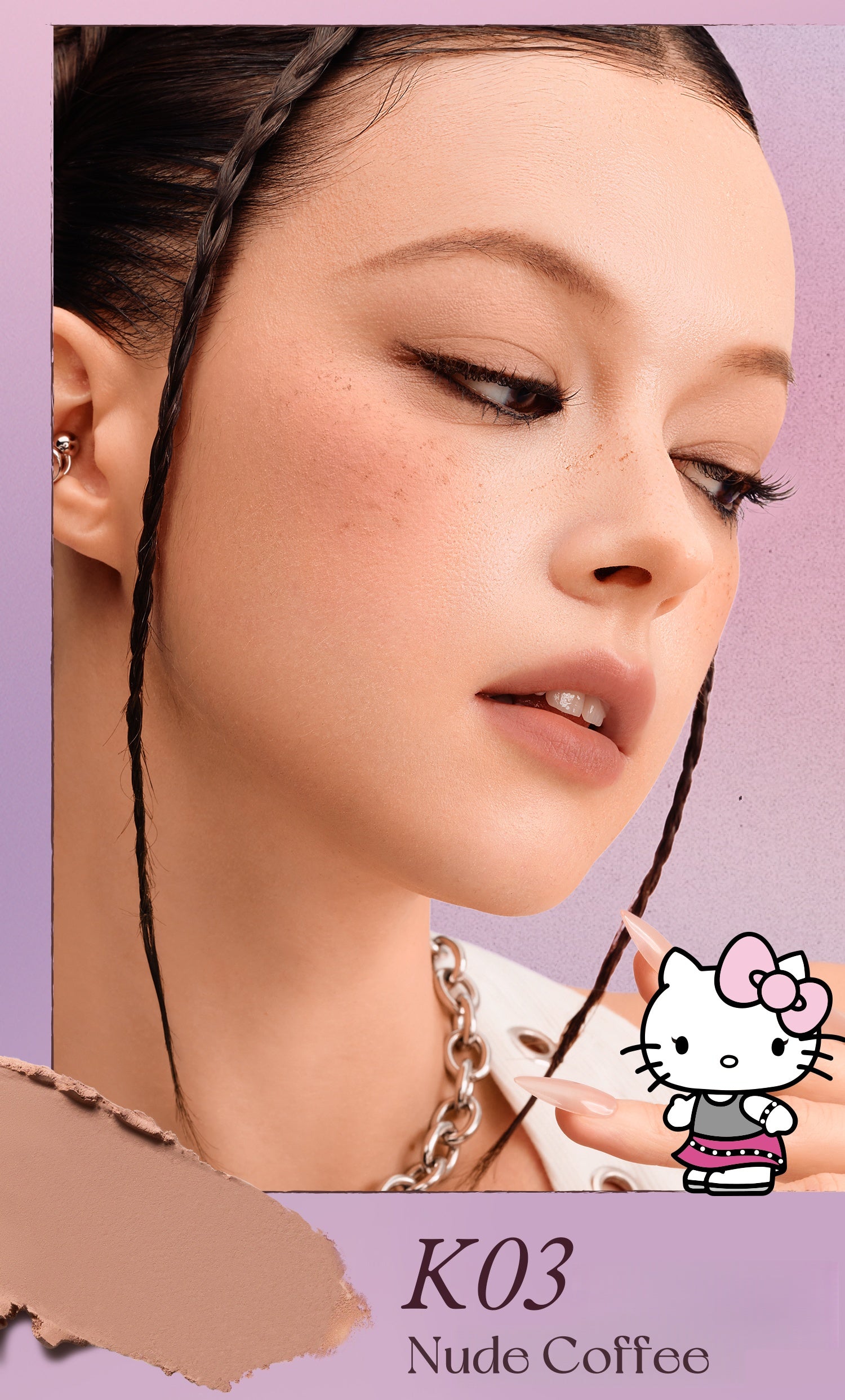 INSBAHA x Hello Kitty Long-wear Airy Makeup Blusher Cream T5160