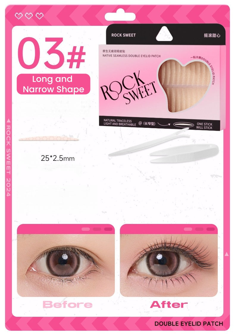 ROCK SWEET Native Seamless Double Eyelid Sticker T5541
