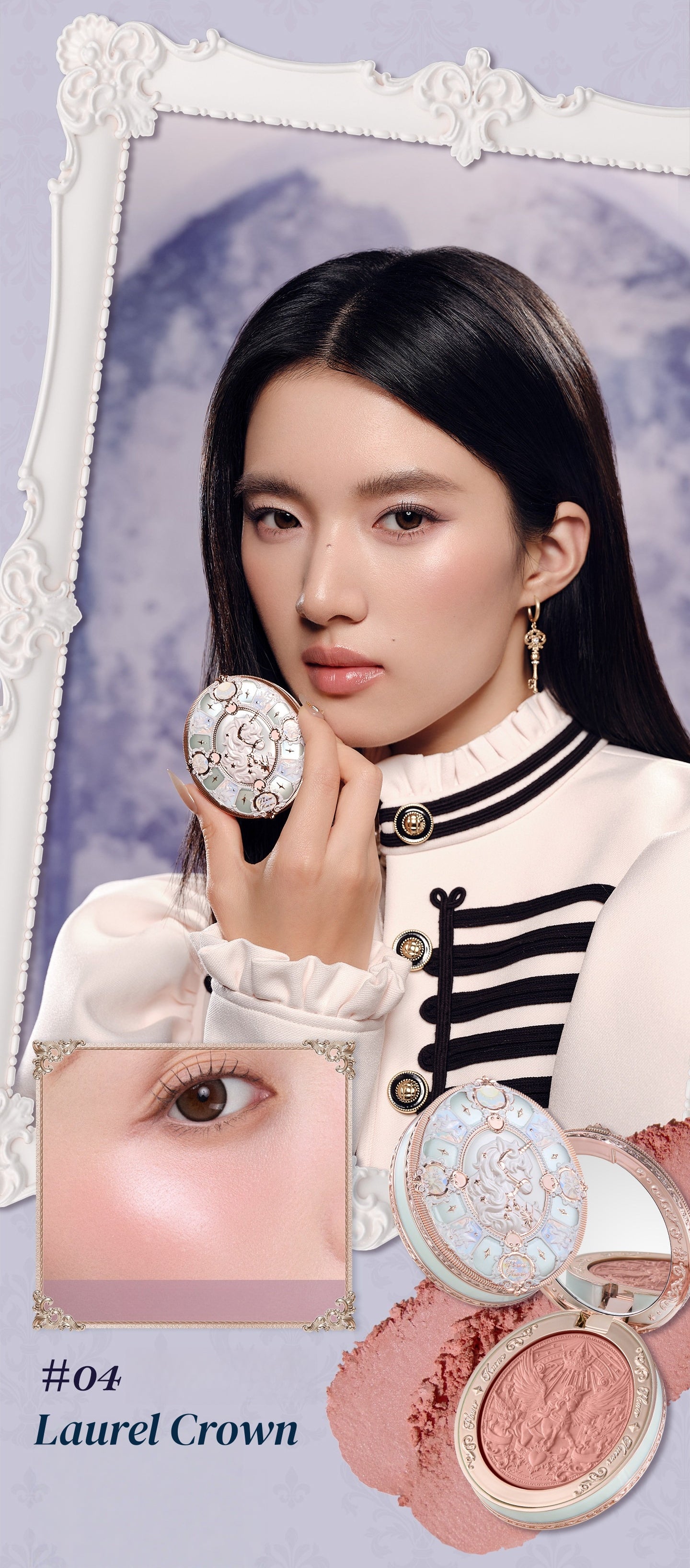 Flower Knows Unicorn Collection Satin Blush T5898