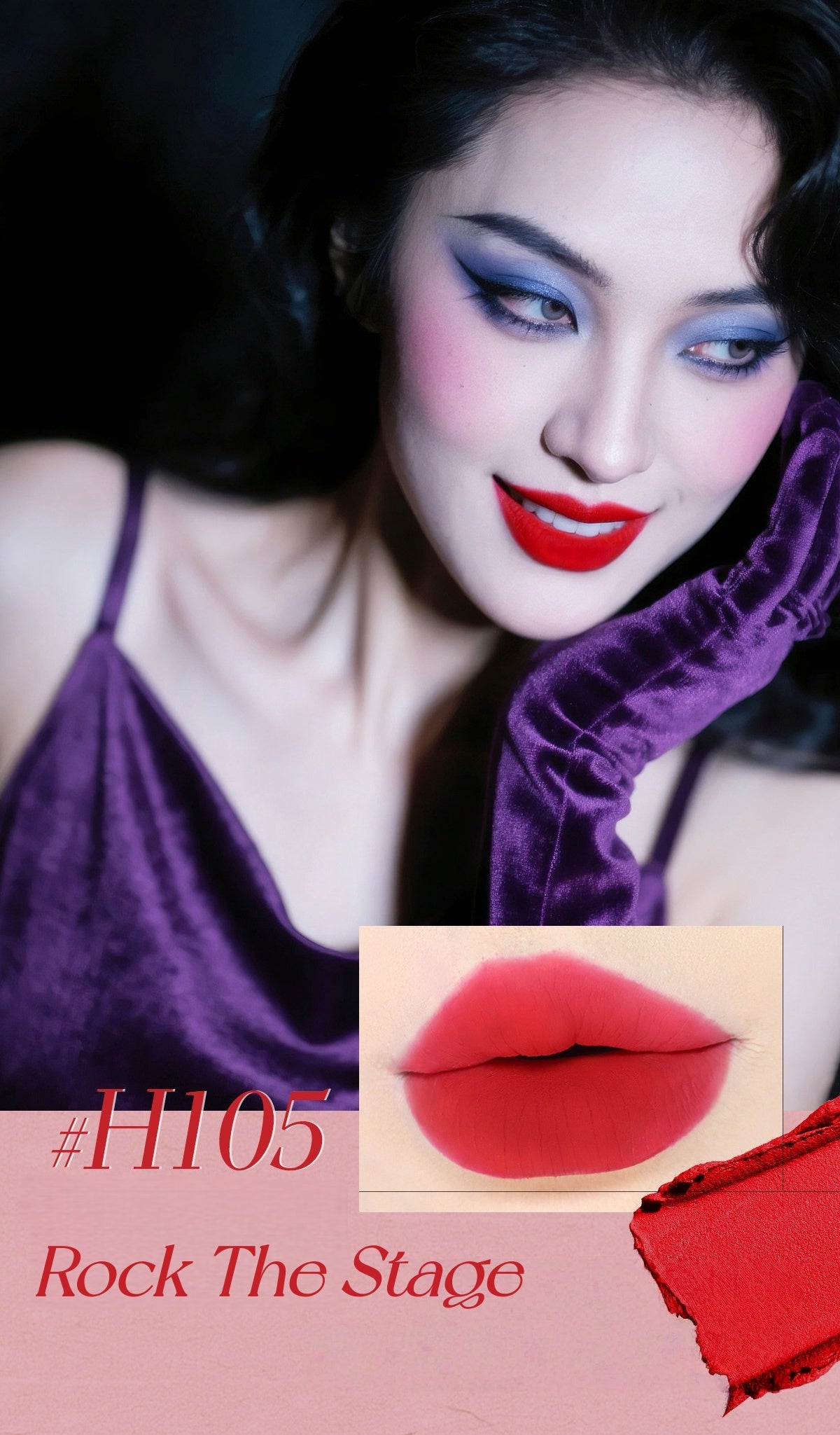 CARMELA Gilded Rose Collection Velvet Matte Lip Clay T5451