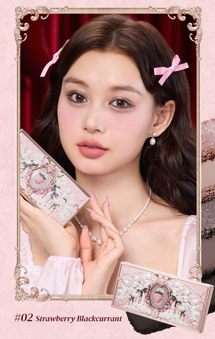 Flower Knows Strawberry Cupid Collection Full Facial Makeup Palette T5920
