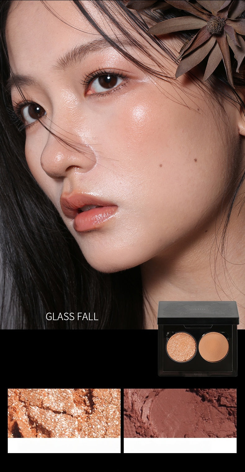 Oddity Illusion Collection 2-color Eyeshadow Palette T5297