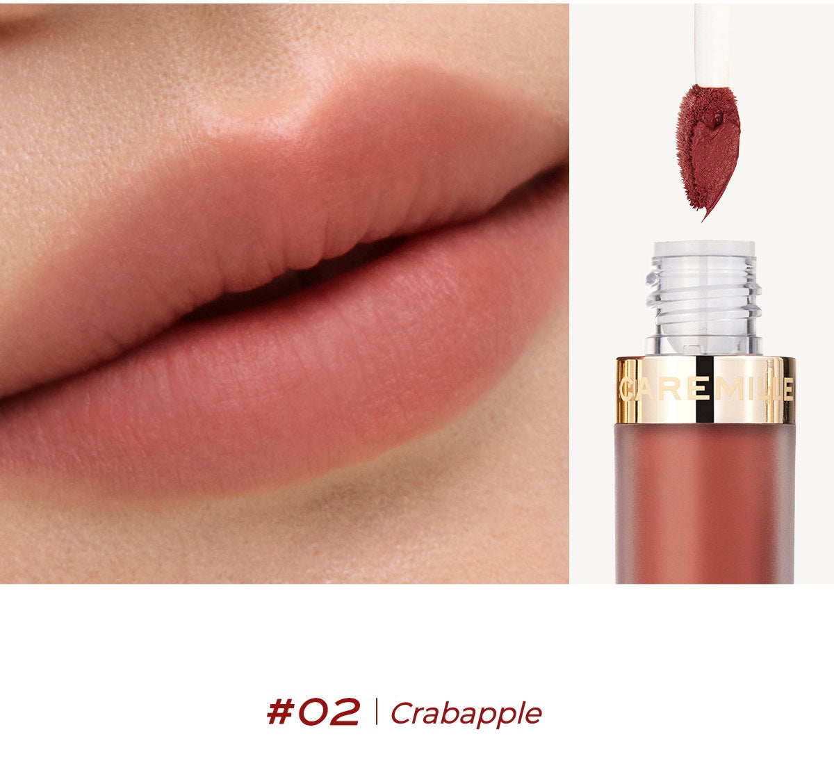 CAREMILLE Go-nude Matte Velvet Essence Lip Cream T5690