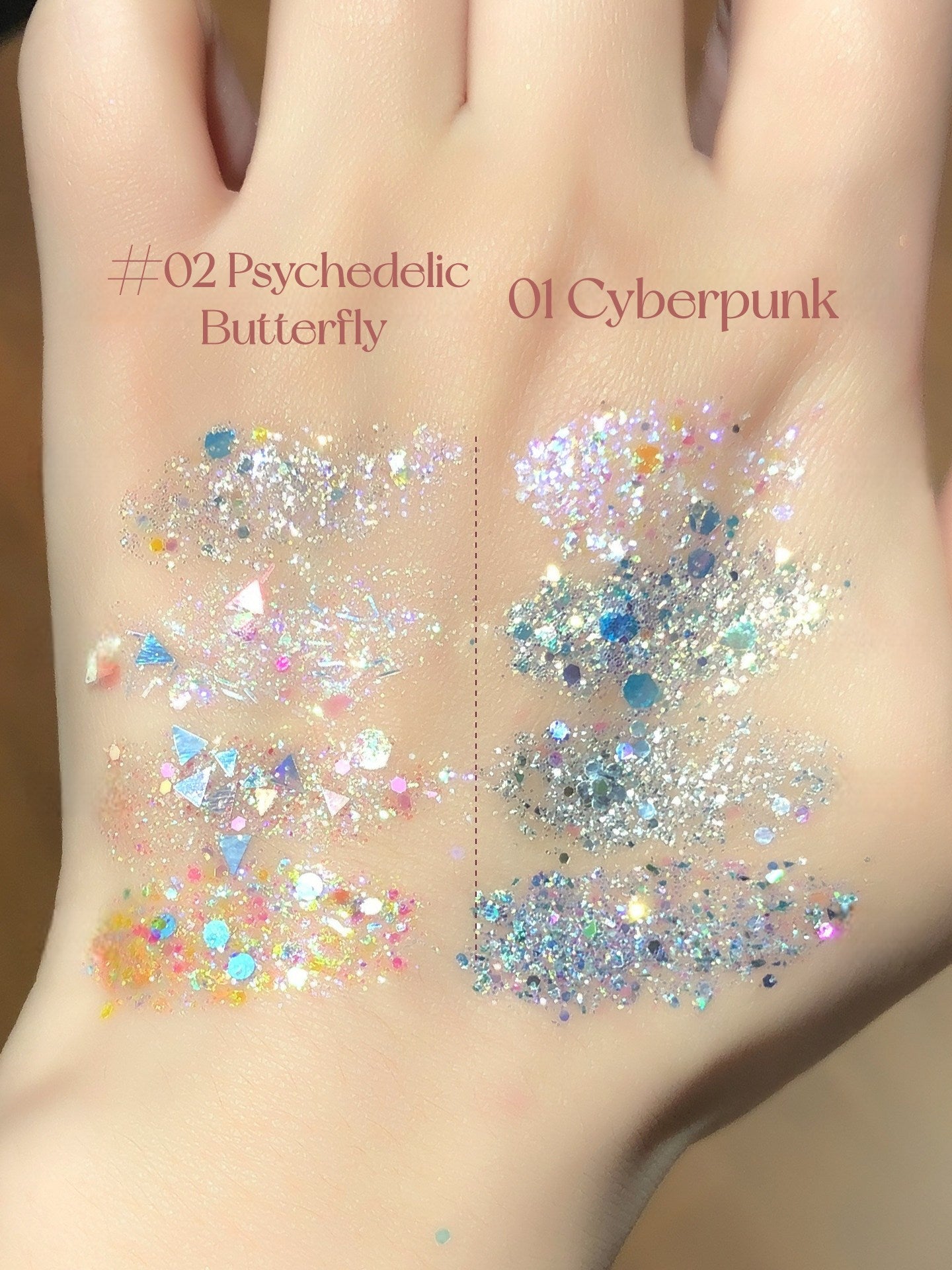 CARMELA Glitter Shiny Eyeshadow Palette T5706