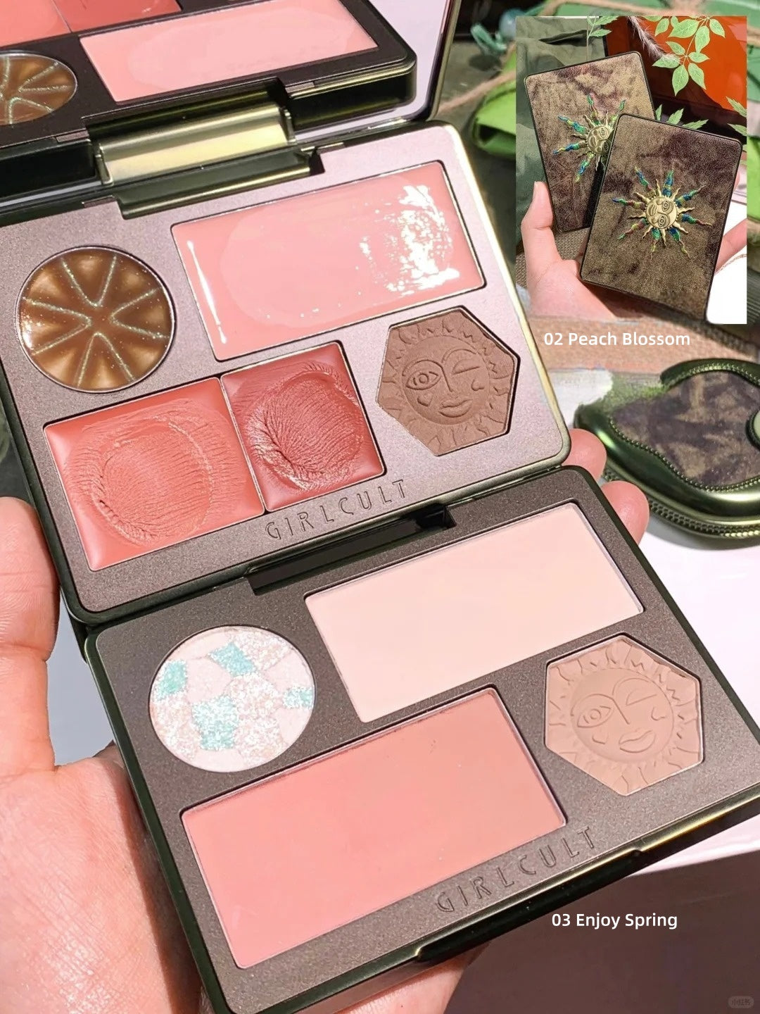 Girlcult Compendium of Materia Medica Collection Highlighter & Contour Makeup Palette T4482