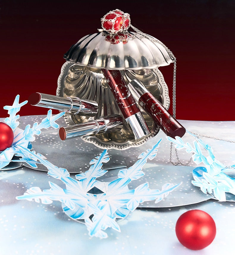 QianYan Christmas Starlight Wishes Collection Eyeshadow & Lipstick & Blusher T5436