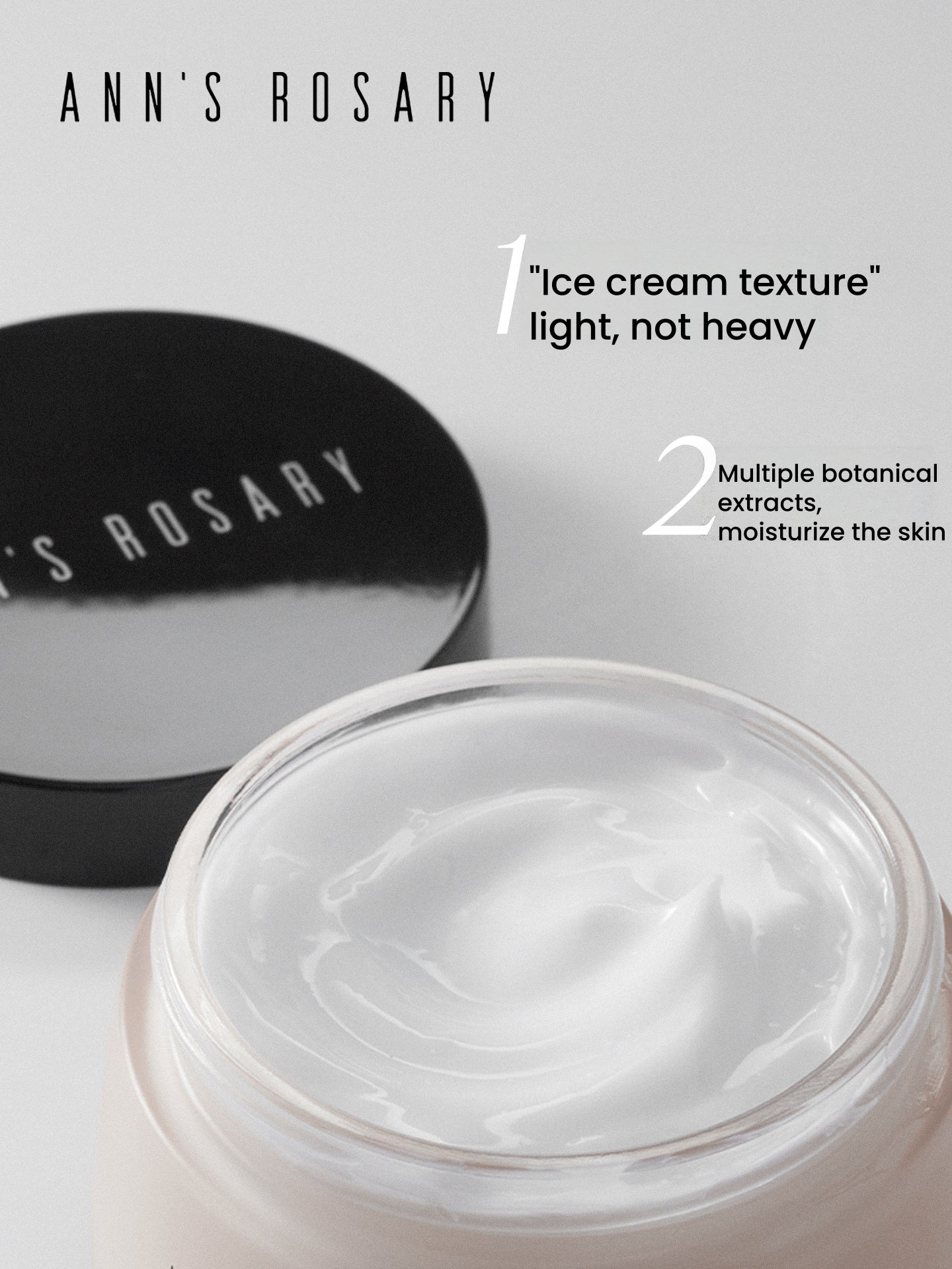 ANN'S ROSARY Watery Rose Moisturizing Body Cream T5957