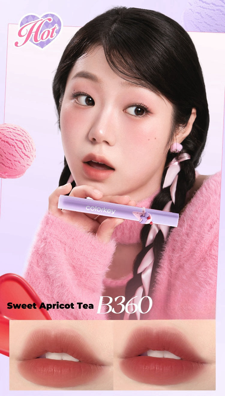 COLORKEY Ice Cream Watery Soft Mist Matte Lip Gloss T4368