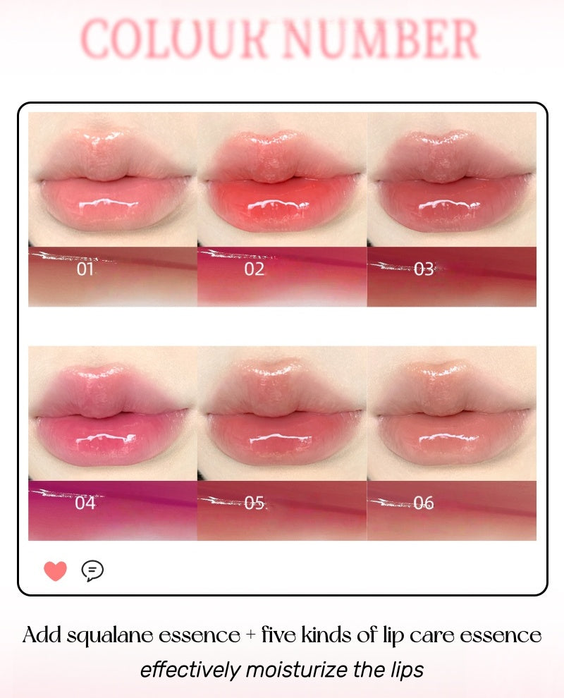 PUCO Dreamland Collection Moisturize Glossy Mirror Lipstick T5340