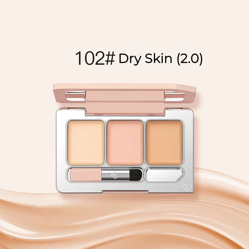 SPENNY 3-color Moist Long-wear Concealer Palette (2.0/3.0) T5726