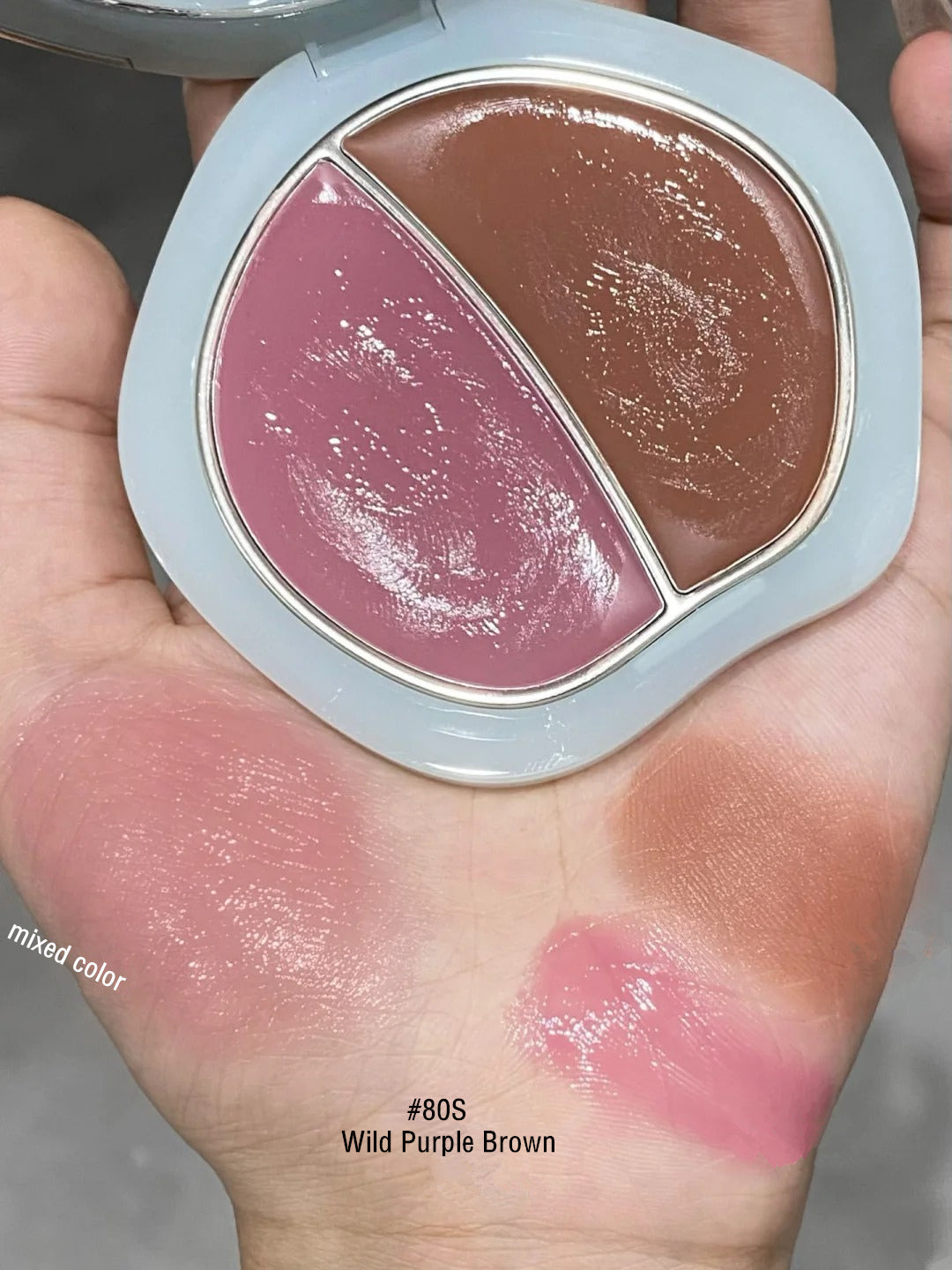 TIMAGE Wave Of Classic Glossy Dual-Color Blusher Cream T4125