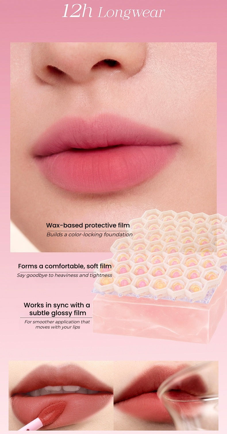 MOOEKISS Pink Blue Collection Velvet Matte Lip Mud T5669