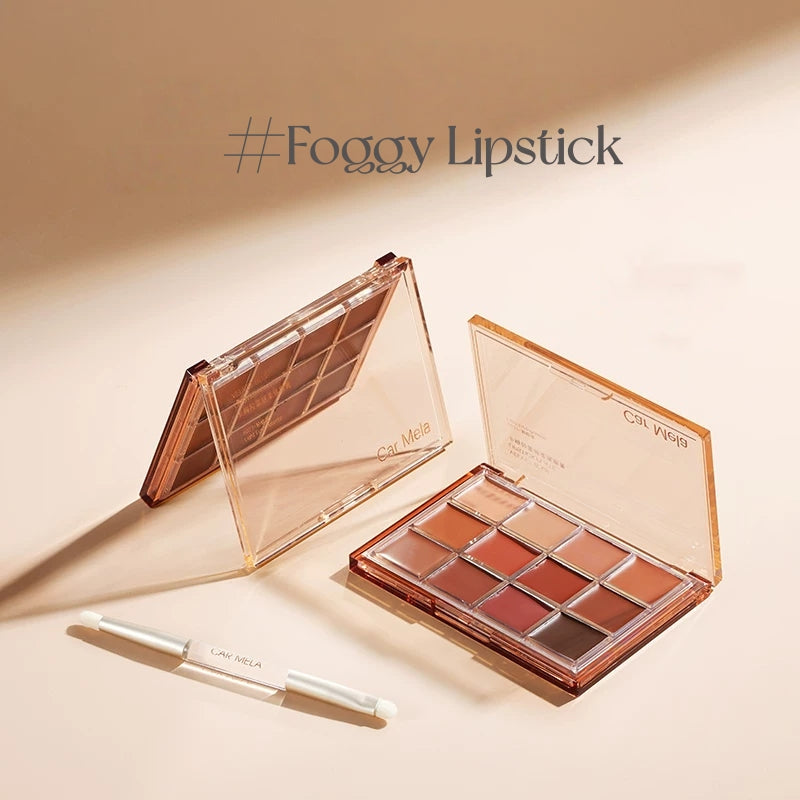 CARMELLA 12-color Lip Glaze Makeup Palette T5709