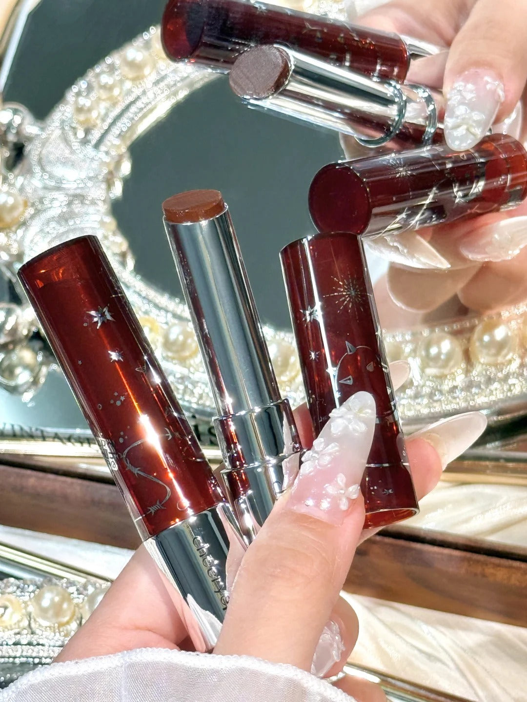 QianYan Christmas Starlight Wishes Collection Eyeshadow & Lipstick & Blusher T5436