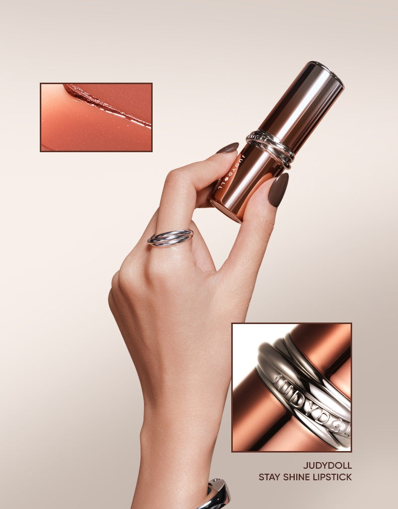JUDYDOLL Long-wear Moist Collagen Essence Glossy Lipstick T5277