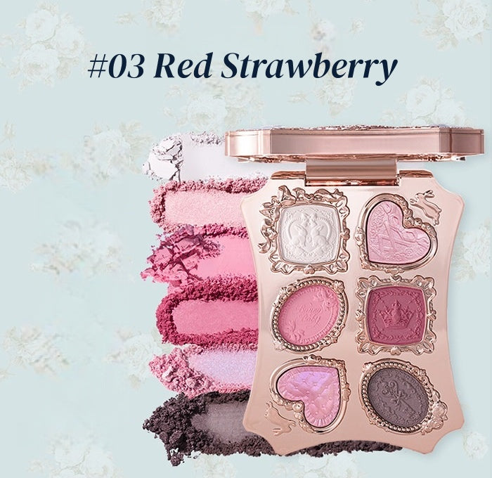 Flower Knows Bunny Garden Collection 6-color Eyeshadow Palette T5921