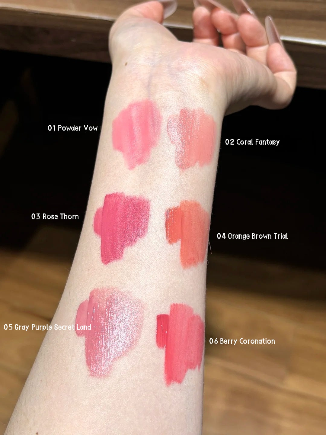 NEIYOU Dark Magic Collection Long-wear Matte Lip Glaze T5923