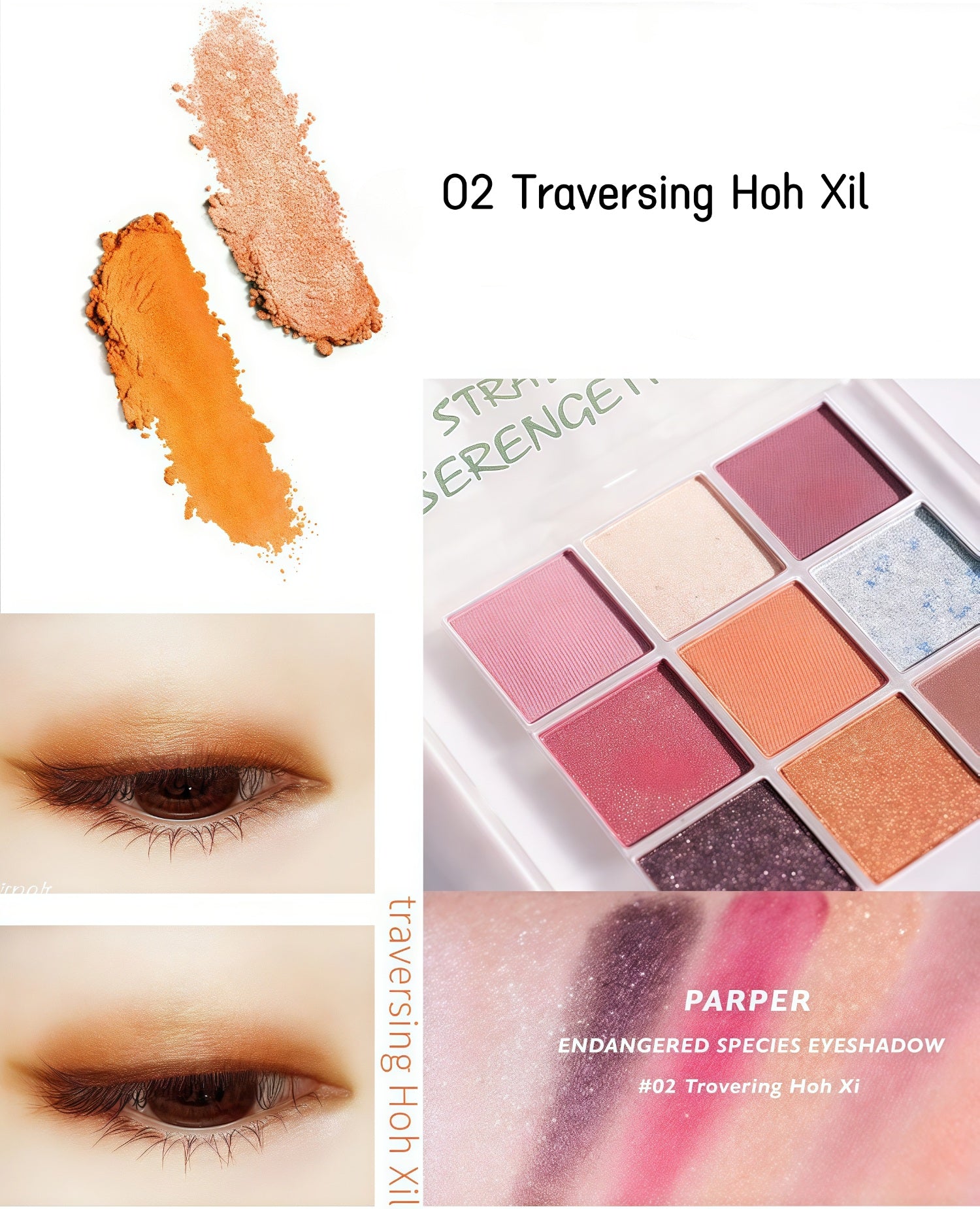 PARPER LAB Endangered Species 9-Color Eyeshadow Palette T4510