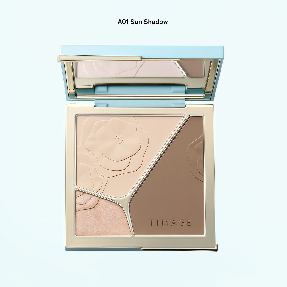 TIMAGE 3-color Highlighter & Contour Makeup Palette T6047