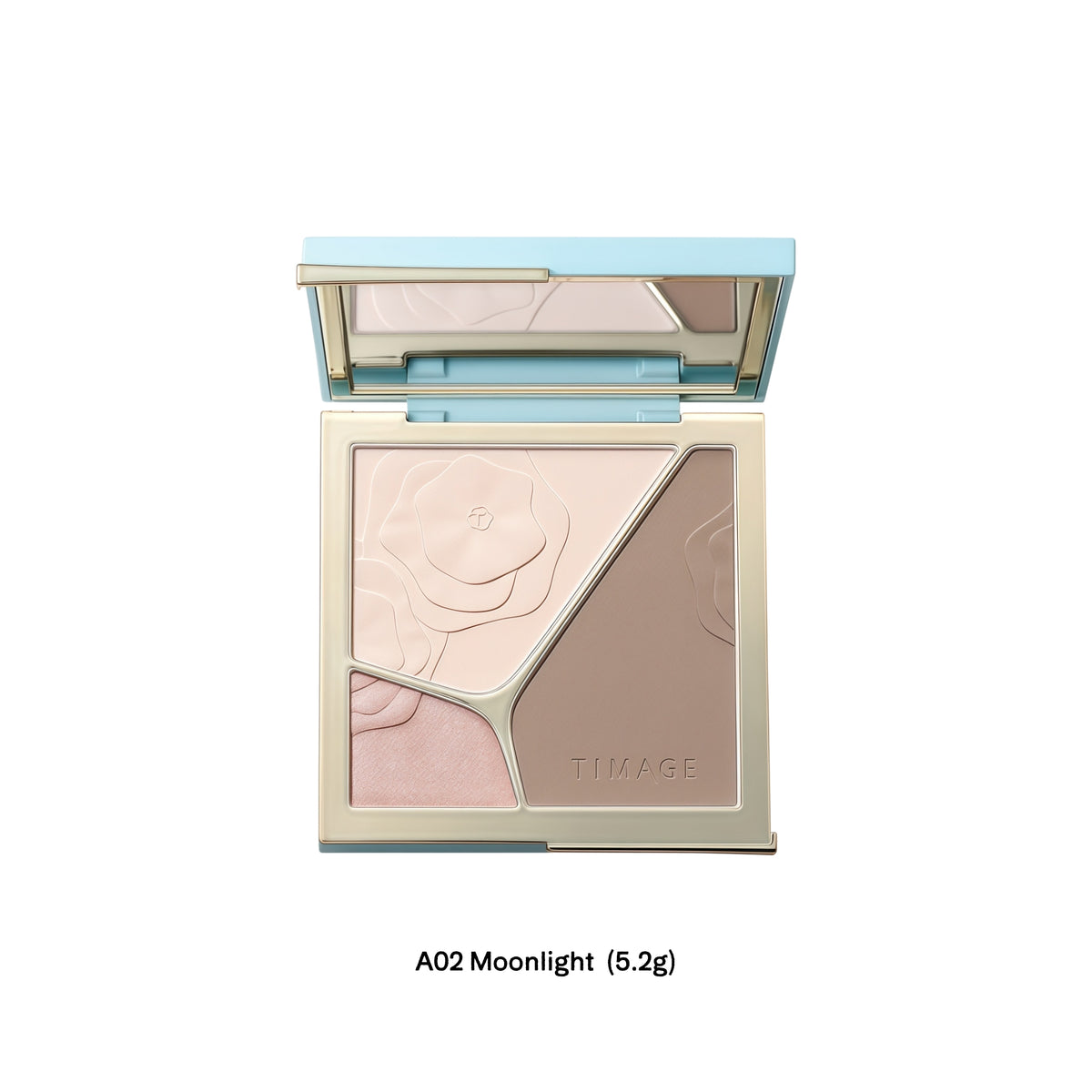 TIMAGE 3-color Highlighter & Contour Makeup Palette T6047