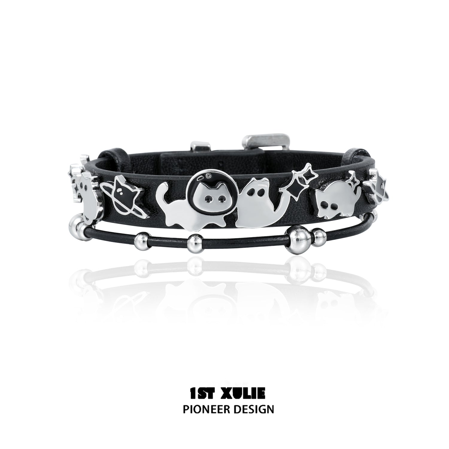 1STXULIE Cat In Night Collection Niche Gothic Bracelet T4698