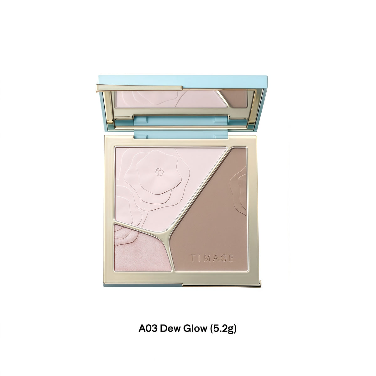 TIMAGE 3-color Highlighter & Contour Makeup Palette T6047