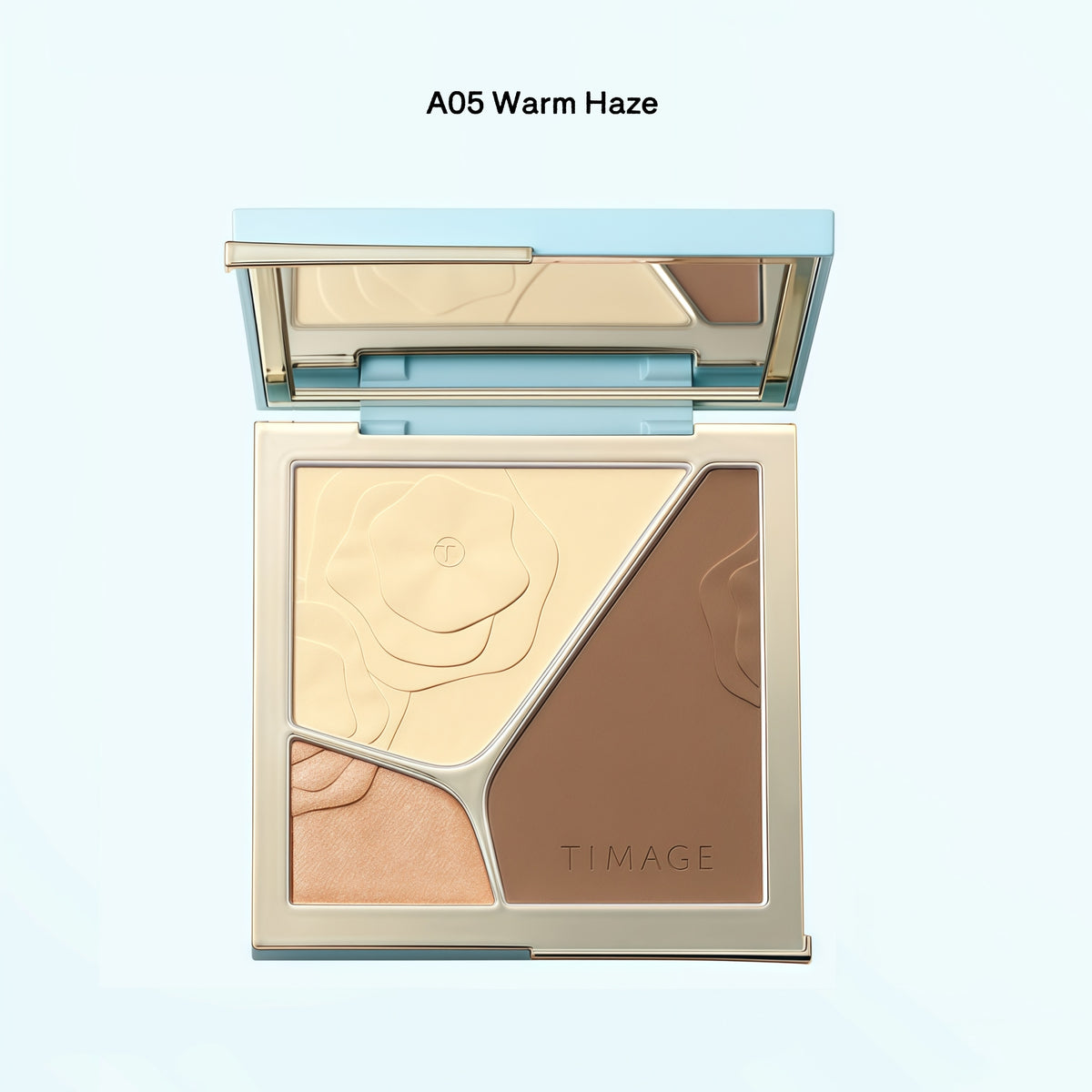 TIMAGE 3-color Highlighter & Contour Makeup Palette T6047