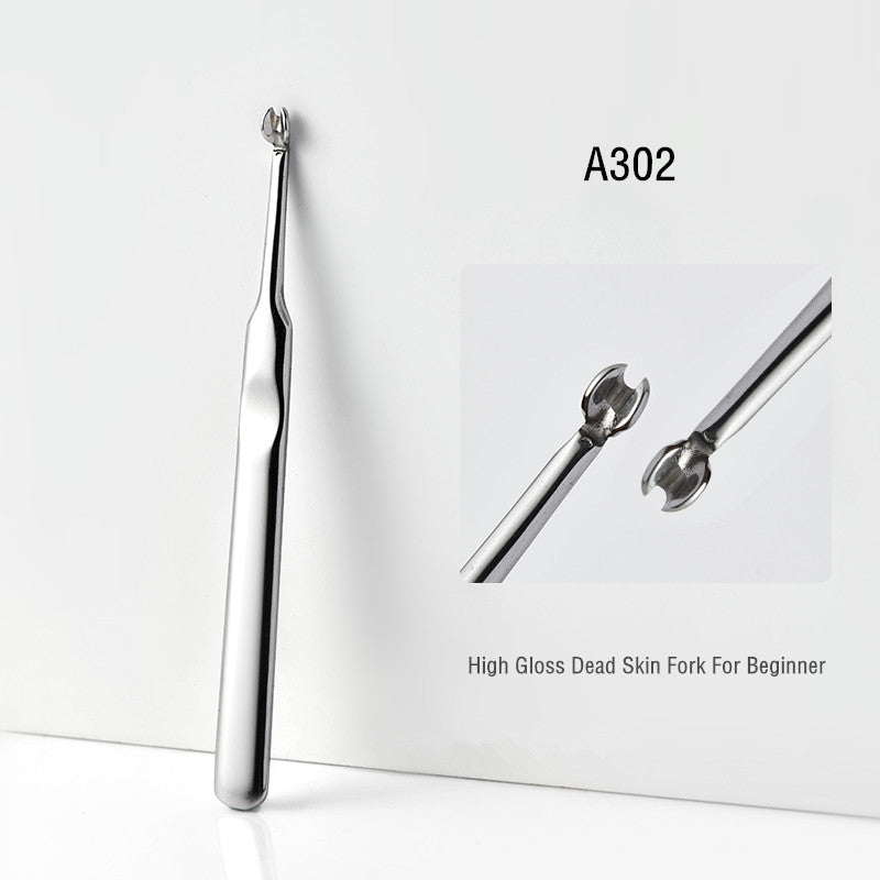 KellyKessa Professional Special Steel Steel Cuticle Pusher Dead Skin Remover T3513