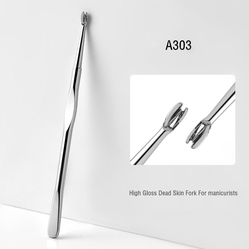 KellyKessa Professional Special Steel Steel Cuticle Pusher Dead Skin Remover T3513