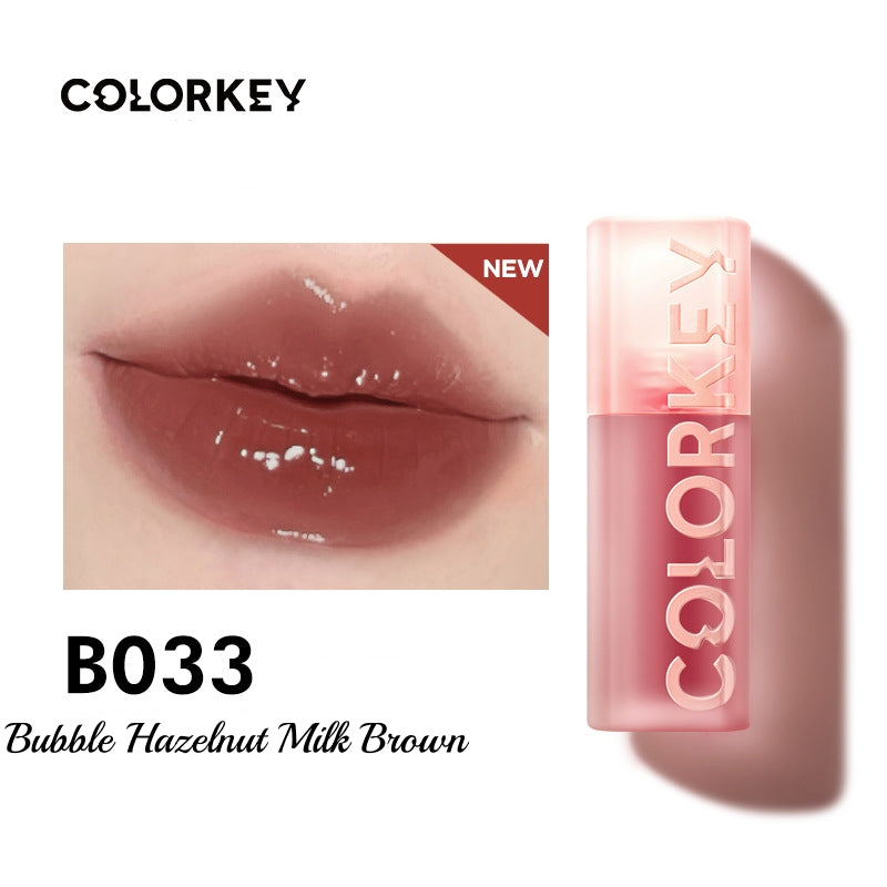 COLORKEY Water Bubble 89% Essence Mirror Lip Glaze T3283
