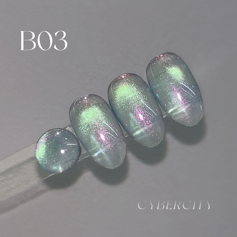 DANZHIHE 12g Cyber City Aurora Cat Eye Gel Polish T4843