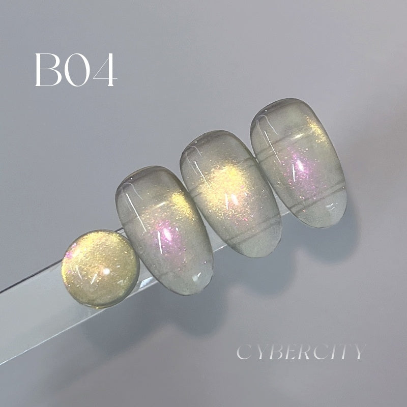 DANZHIHE 12g Cyber City Aurora Cat Eye Gel Polish T4843