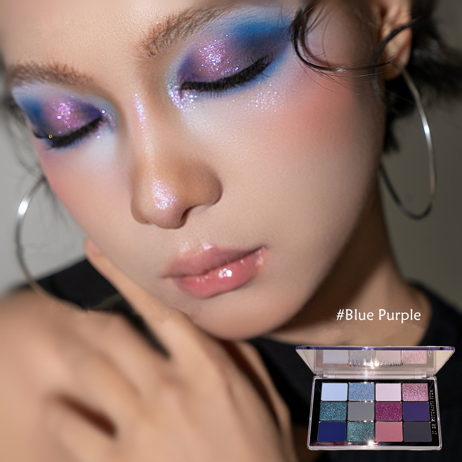 JSZH Brilliant Galaxy Matte & Pearlescent Eyeshadow Palette T4209