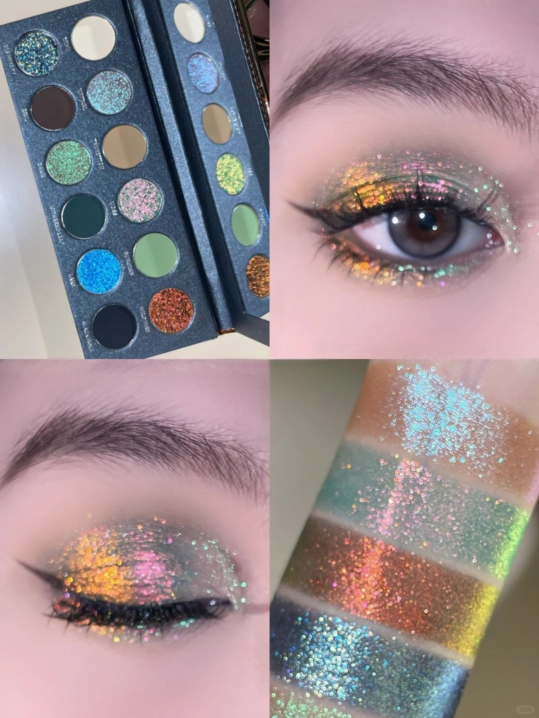 KRYPTEIN COSMETICS BURNT FOREST 12-Color Chameleon Eyeshadow Palette T4584