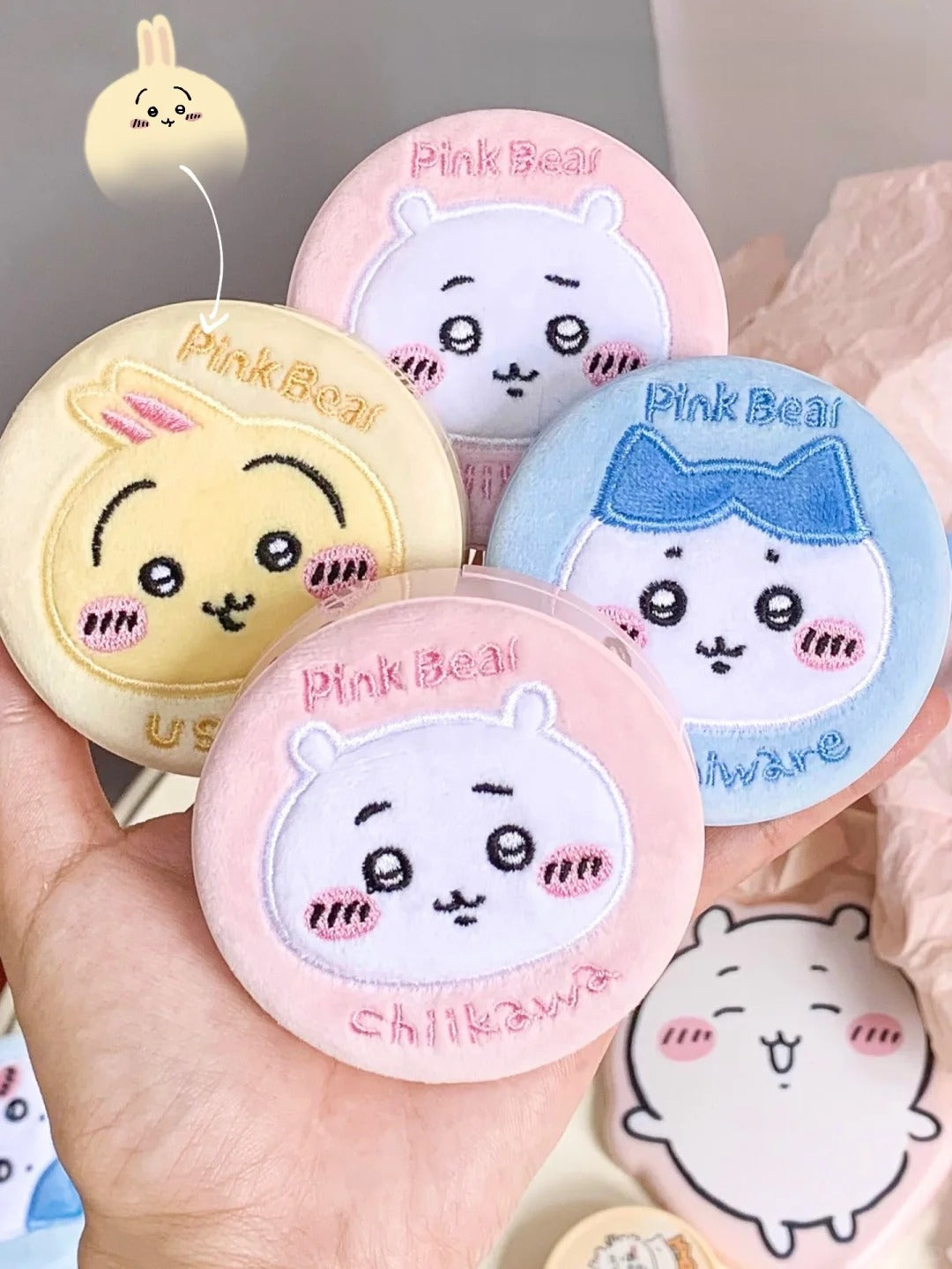 Pink Bear X CHIIKAWA Collection Concealer Air Cushion Foundation T5251