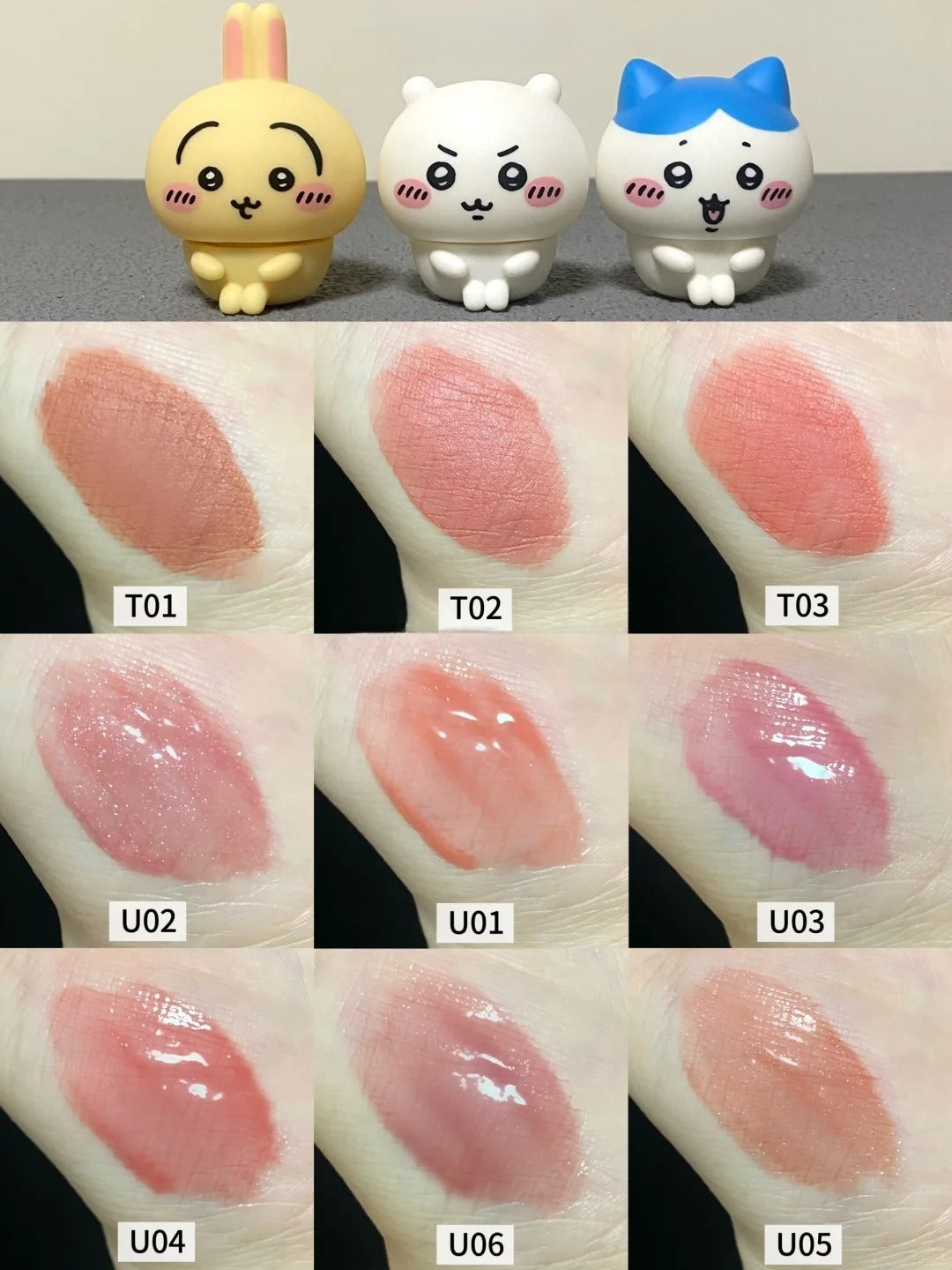 Pink Bear X CHIIKAWA Collection Lip Gloss & Blusher T5249